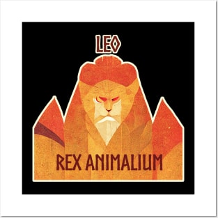 leo, rex animalium Posters and Art